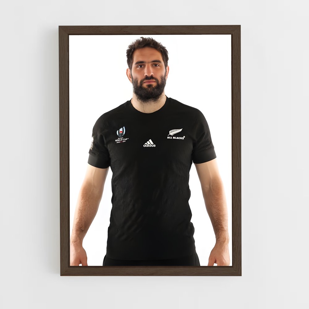 Poster Sam whitelock – affiche Rugby (vue 5)